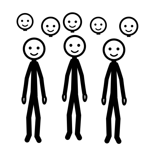 Pictograma grupo para personas TEA